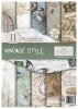 Zestaw kreatywny na papierze ryżowym - styl Vintage*Creative set on rice paper - Vintage style